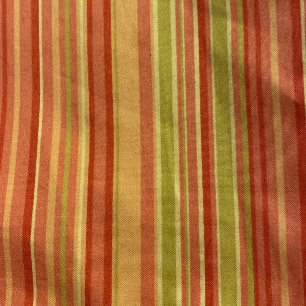 L.L. Bean coat mackintosh pink stripe L Petite preppy colorful - Picture 9 of 13